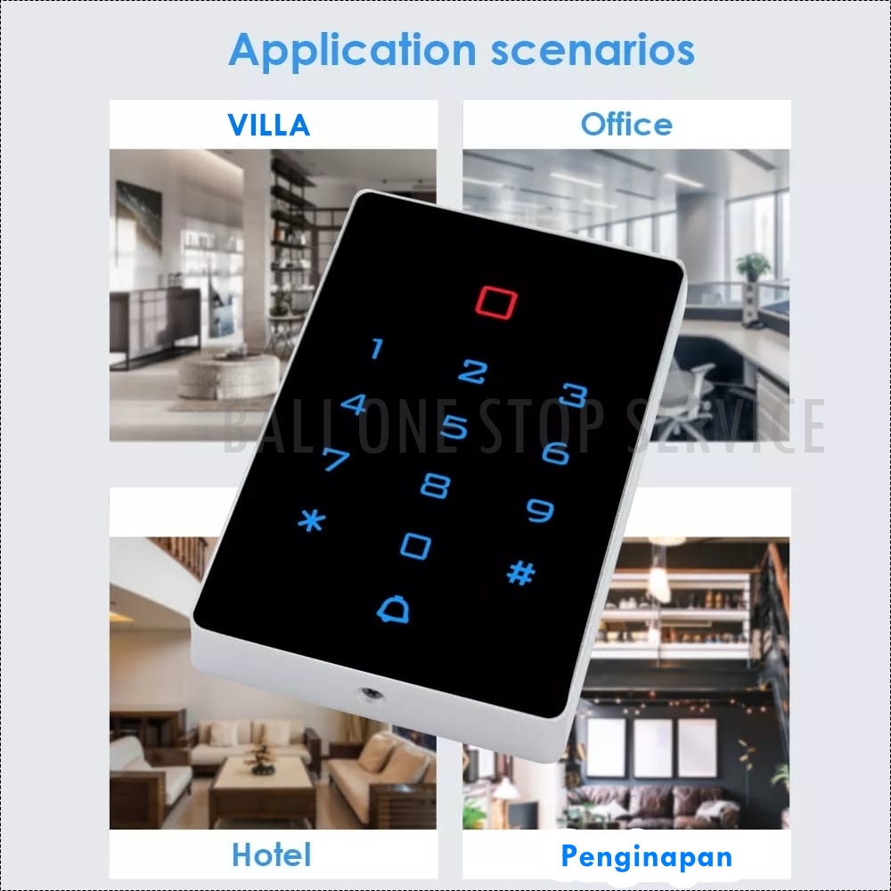 Access door lock untuk Pintu Penginapan di Bali