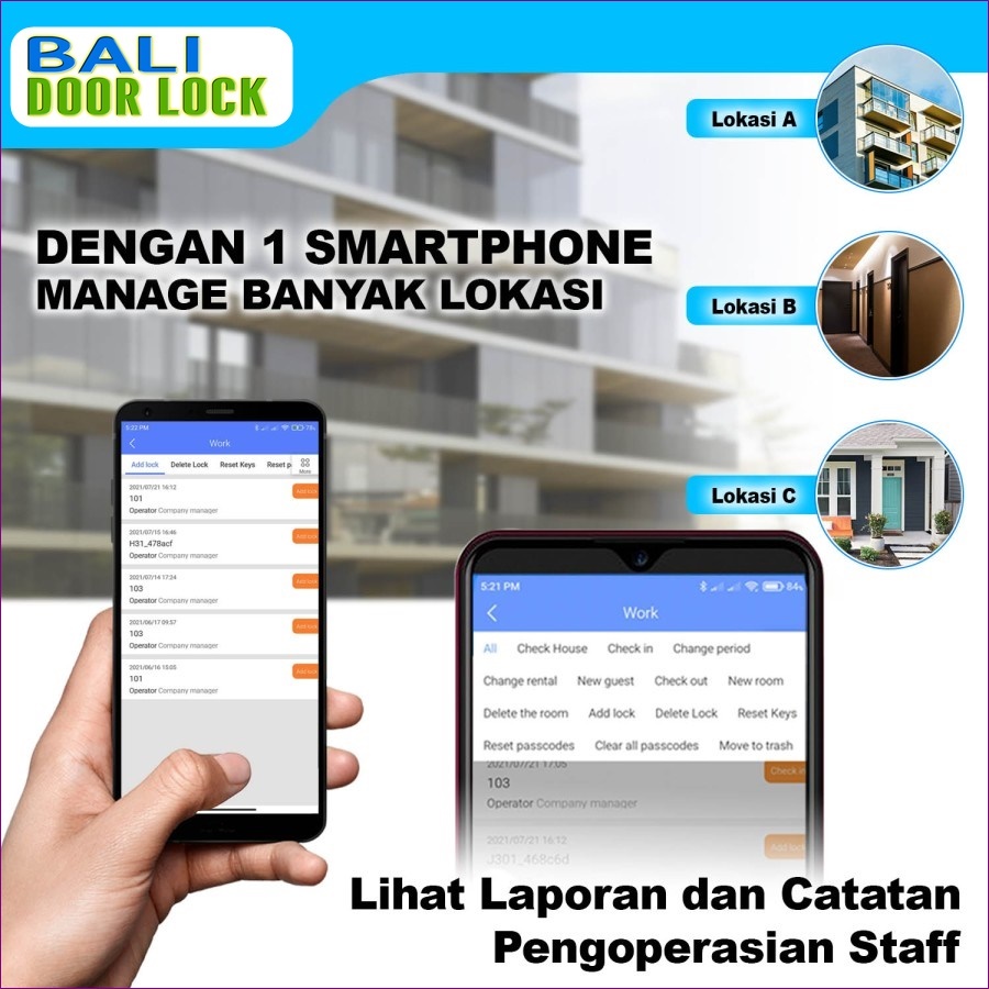 Smart Door Lock di Bali