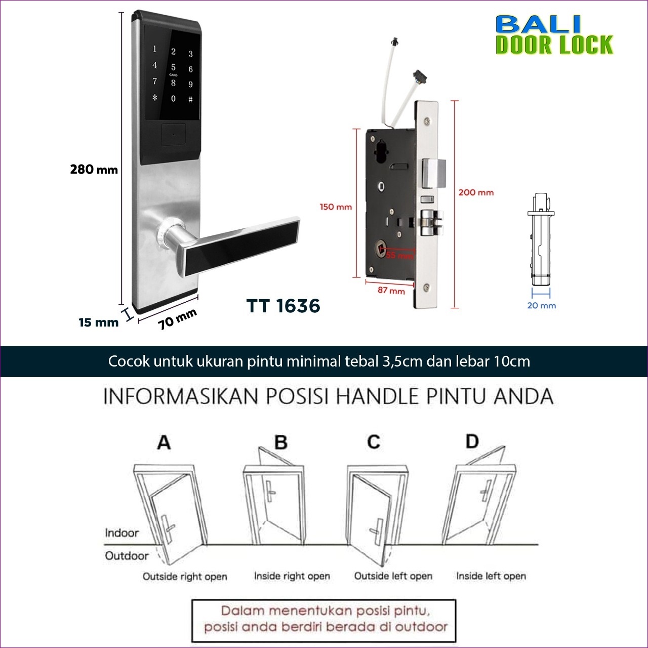 Smart Door Lock untuk Hotel di Bali