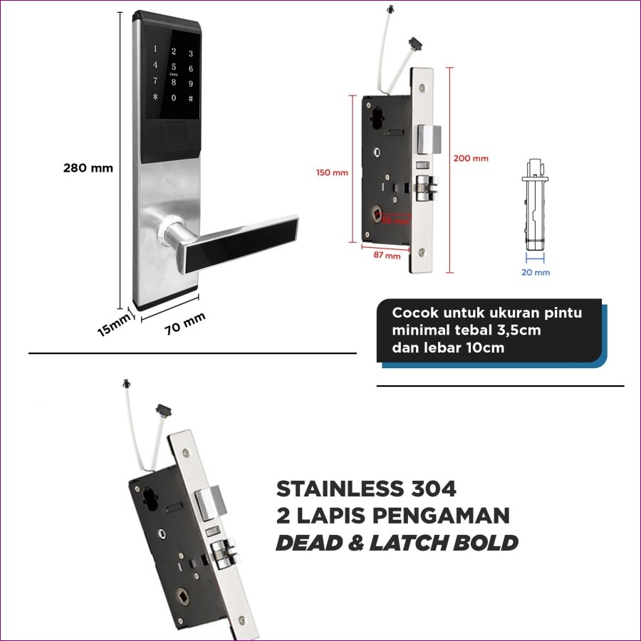 Smart Door Lock untuk Hotel di Bali