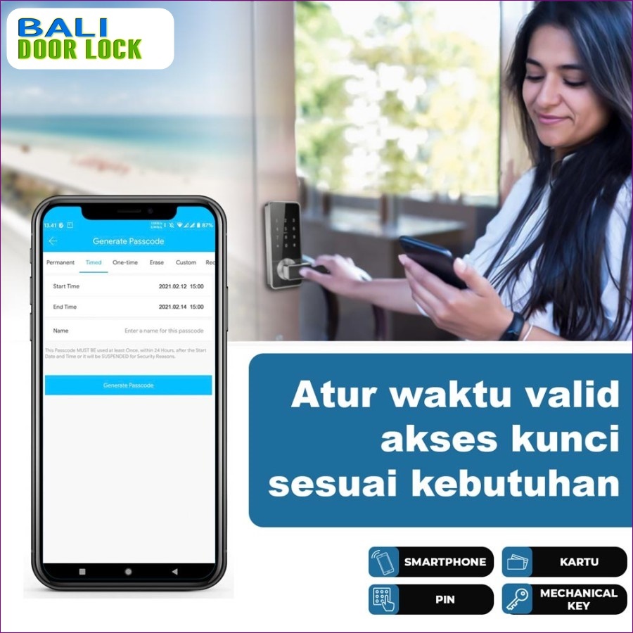 Smart Door Lock untuk Hotel di Bali
